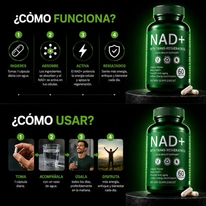 Recupera tu energía todos los días, sin bajones